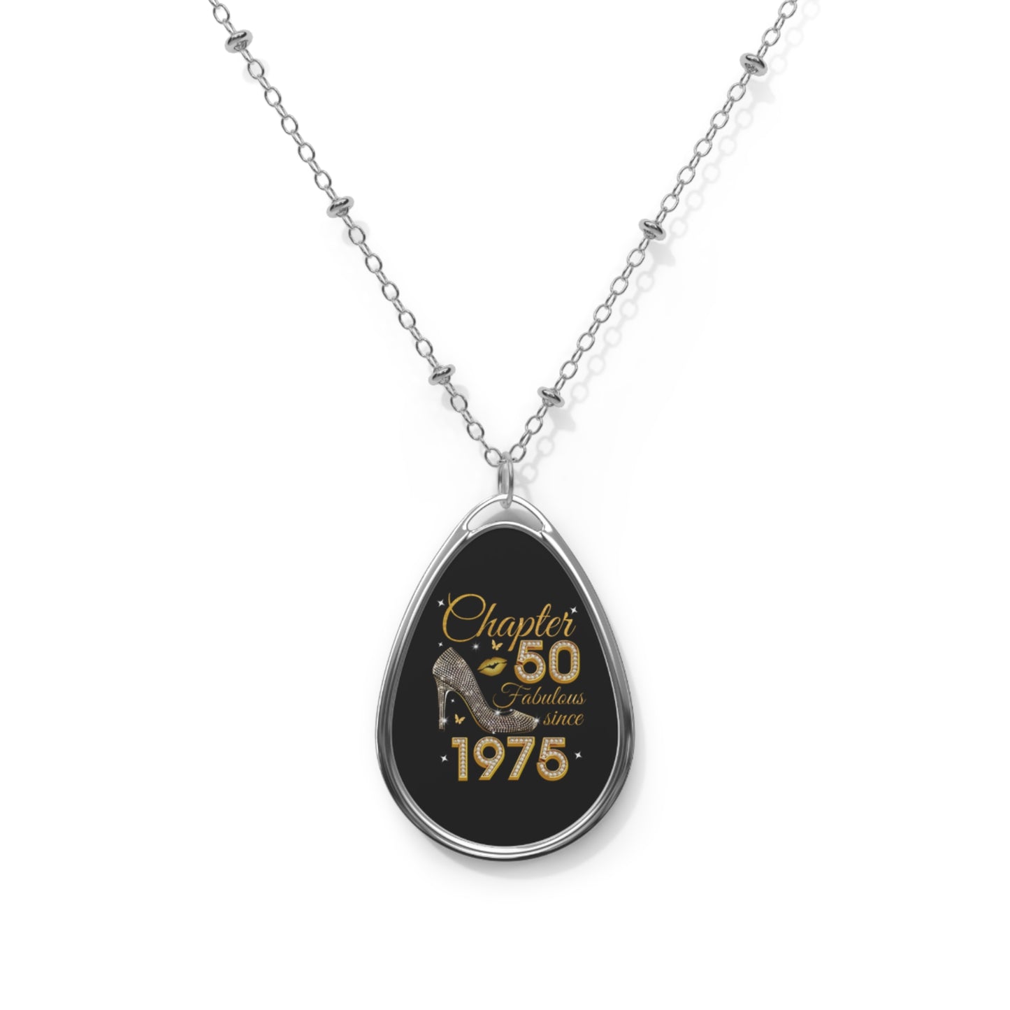 GOLDEN CHAPTER 50-1975 OVAL NECKLACE