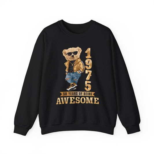 1975 50 YEARS OF BEING AWESOME HEAVY BLEND SWEATSHIRT