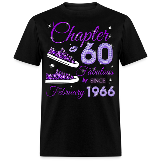 PURPLE CHAPTER 60 FAB SINCE FEBRUARY 1966 (SNEAKER) UNISEX SHIRT