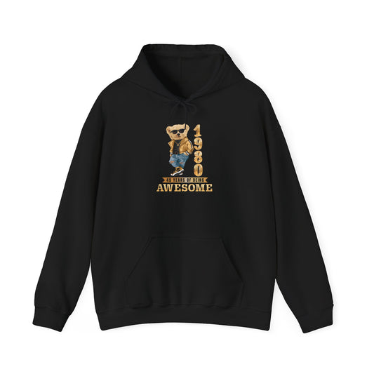 1980 45 YEARS OF BEING AWESOME HEAVY BLEND HOODIE