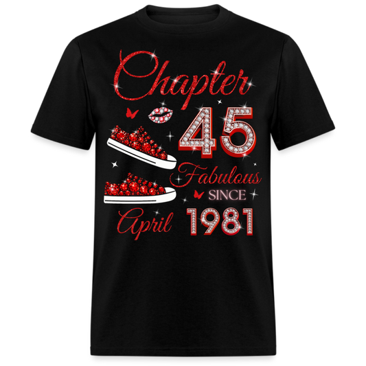 CHAPTER 45 FAB SINCE APRIL 1981 (SNEAKER) UNISEX SHIRT