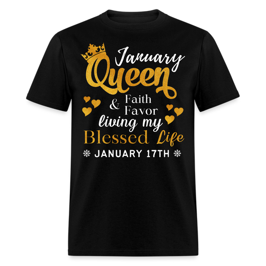 17TH JANUARY QUEEN FAITH AND FAVOR UNISEX SHIRT