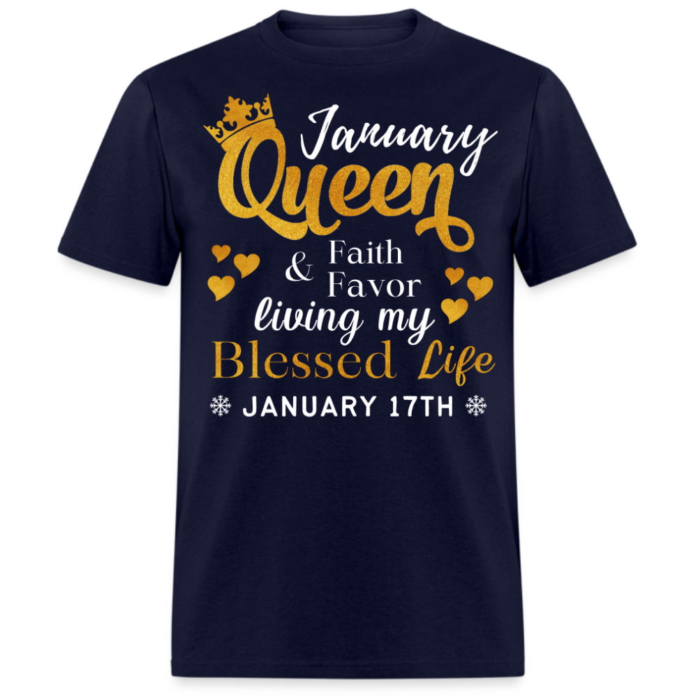 17TH JANUARY QUEEN FAITH AND FAVOR UNISEX SHIRT