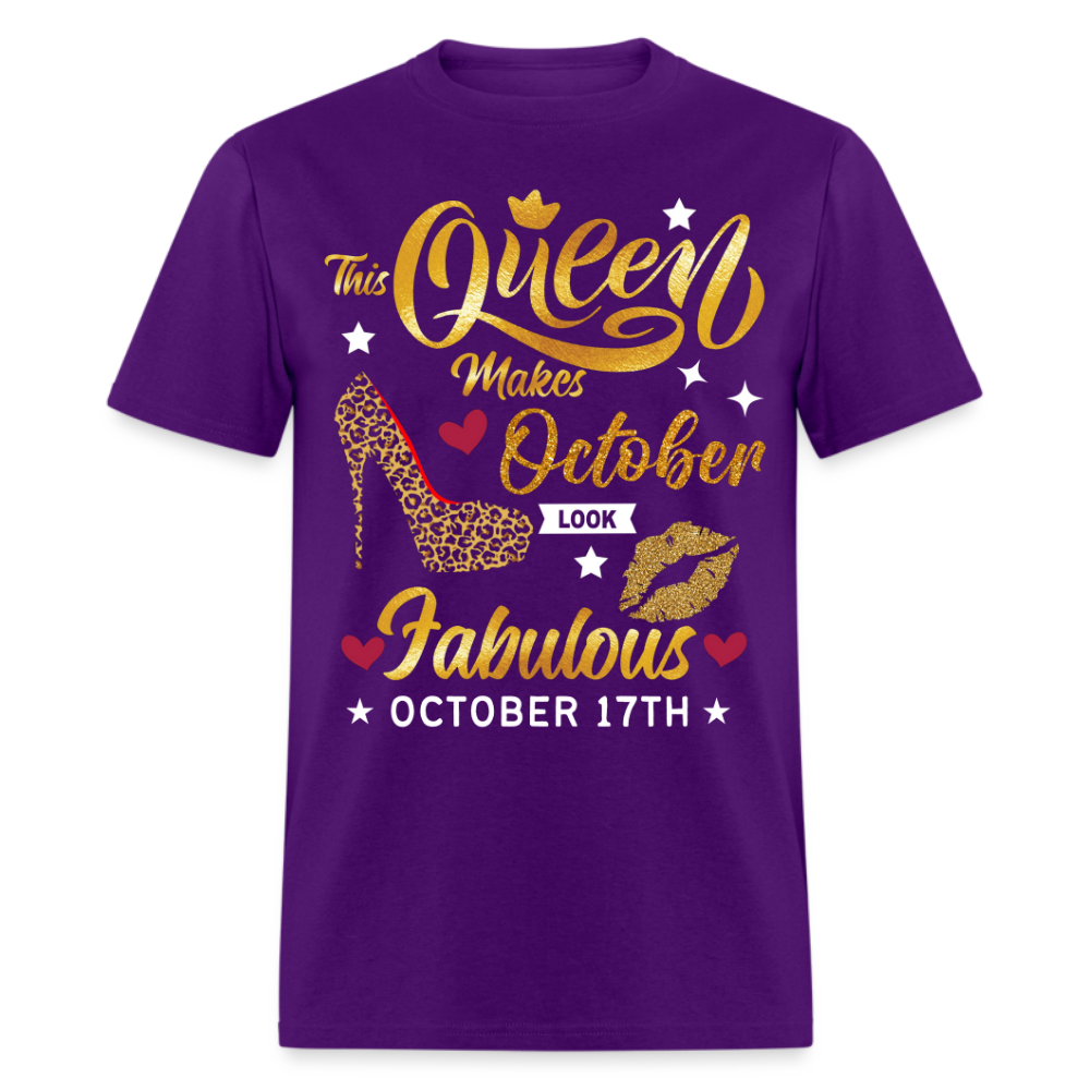 QUEEN FAB 17TH OCTOBER UNISEX SHIRT