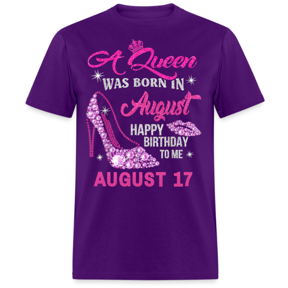 17TH AUGUST QUEEN UNISEX SHIRT