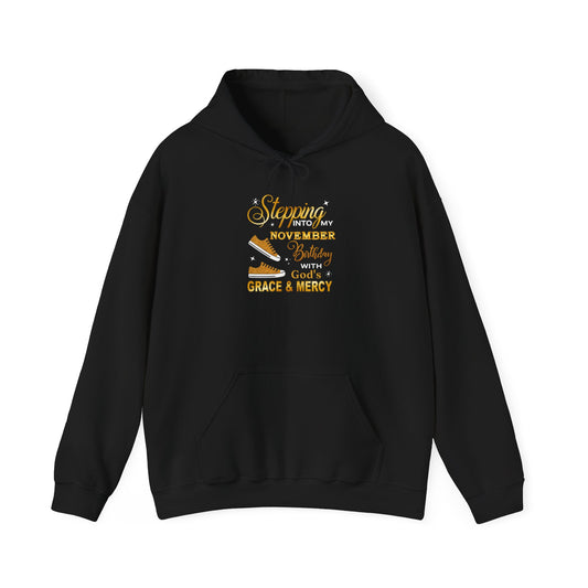 NOVEMBER GOD'S GRACE HEAVY BLEND UNISEX HOODIE