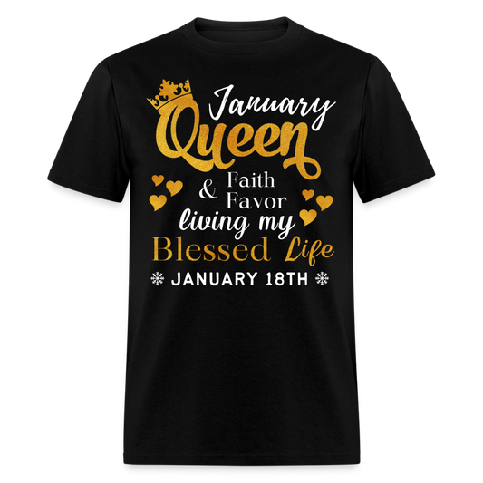 18TH JANUARY QUEEN FAITH AND FAVOR UNISEX SHIRT