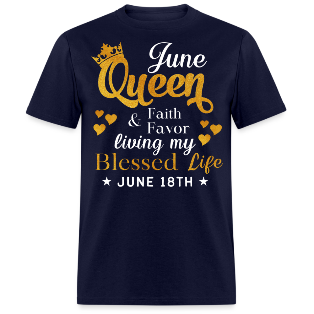 18TH JUNE QUEEN FAITH AND FAVOR UNISEX SHIRT