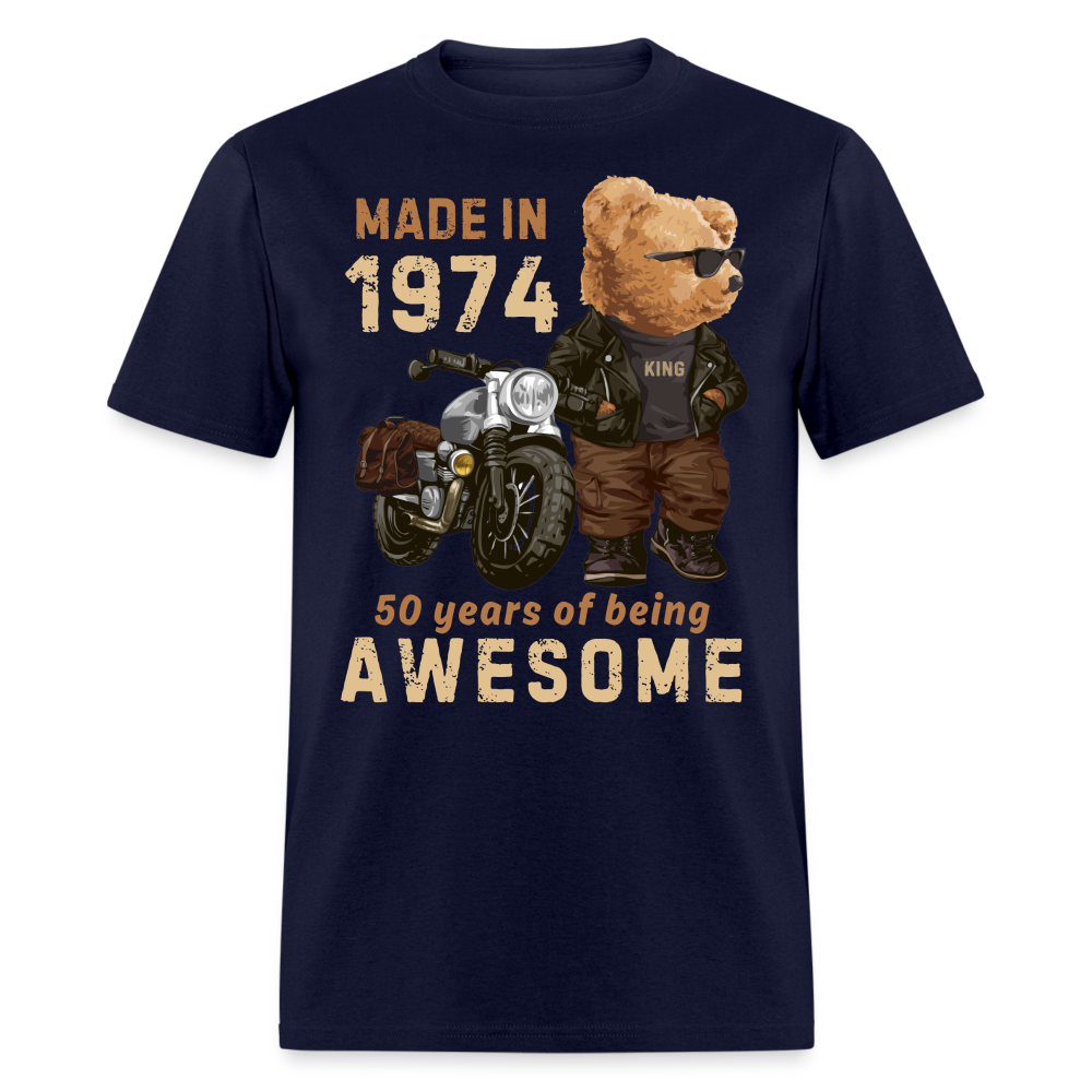MADE IN 1974 50 YEARS OF BEING AWESOME SHIRT