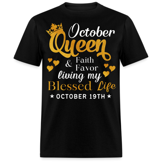 19TH OCTOBER QUEEN FAITH AND FAVOR UNISEX SHIRT