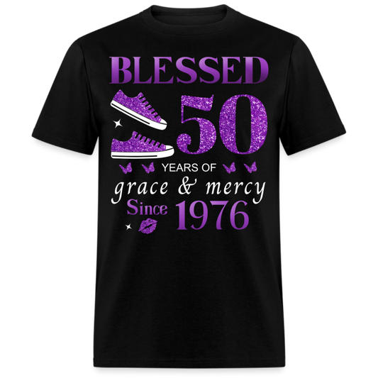 BLESSED 50-1976 GRACE & MERCY UNISEX SHIRT