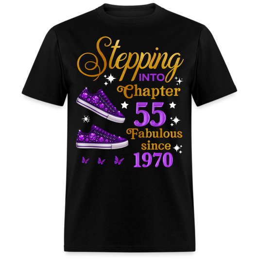 STEPPING INTO CHAPTER 55 FABULOUS SINCE 1970 UNISEX SHIRT