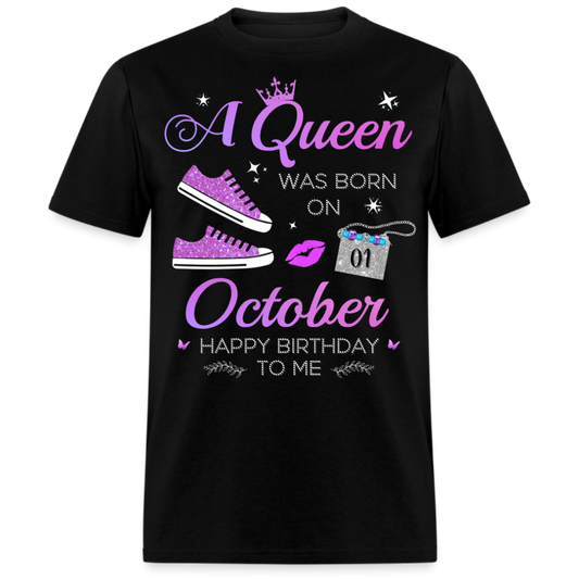 01 OCTOBER QUEEN UNISEX SHIRT