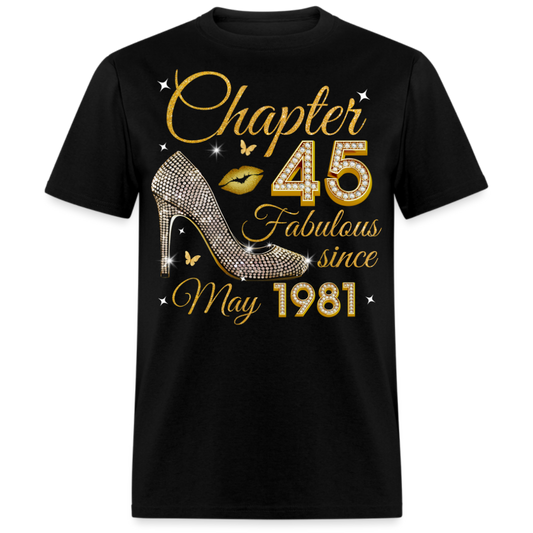 GOLDEN CHAPTER 45 FAB SINCE MAY 1981 UNISEX SHIRT