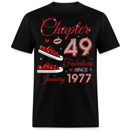 CHAPTER 49 FAB SINCE JANUARY 1977 (SNEAKER) UNISEX SHIRT