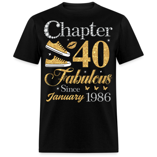GOLDEN DIAMOND CHAPTER 40 FAB SINCE JANUARY 1986 UNISEX SHIRT