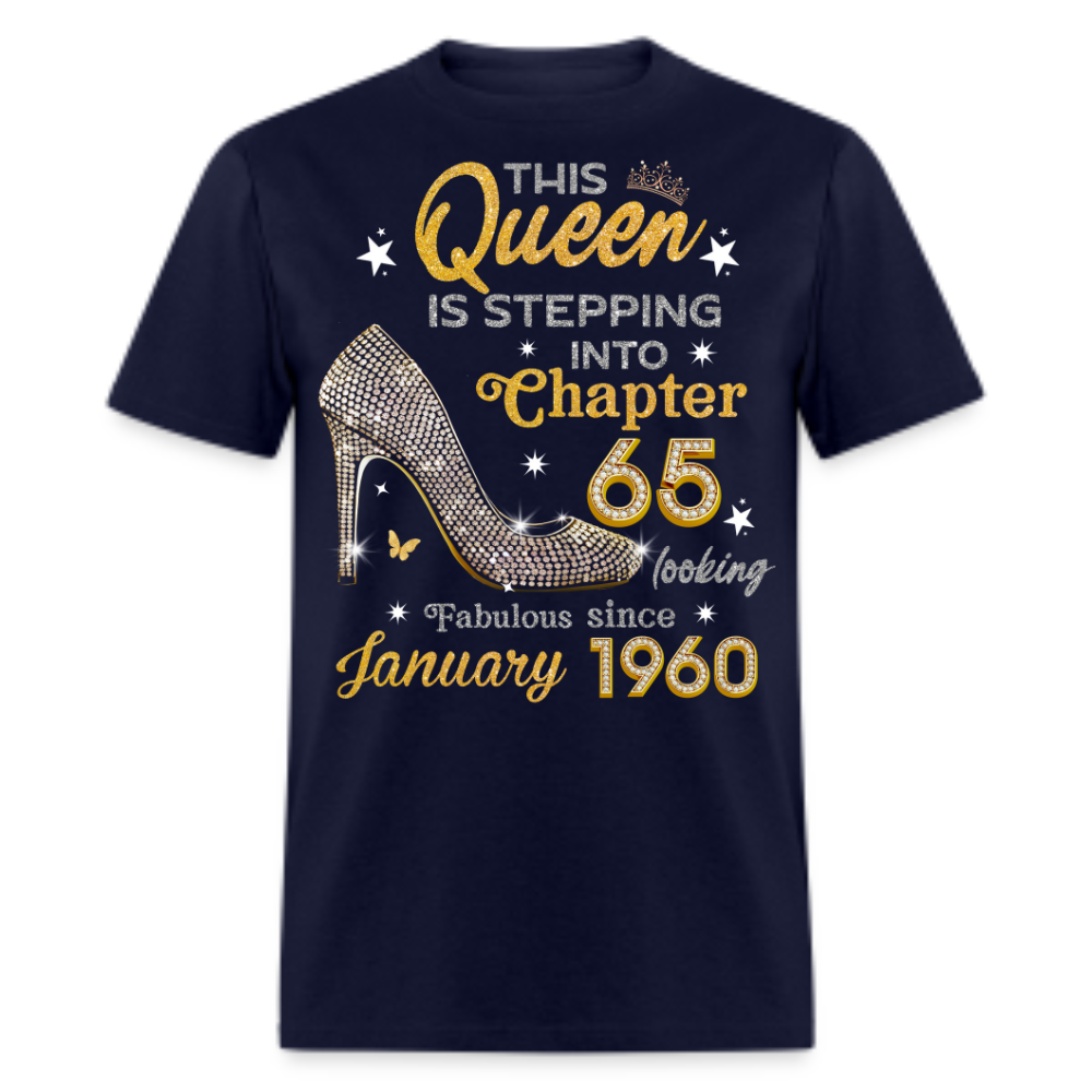 GOLDEN QUEEN STEPPING INTO CHAPTER 65 JANUARY 1960 UNISEX SHIRT