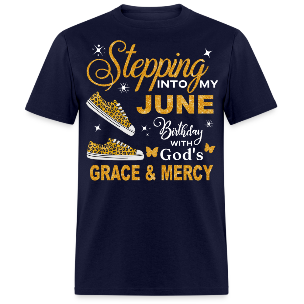 STEPPING JUNE BIRTHDAY (WITHOUT DATE) UNISEX SHIRT