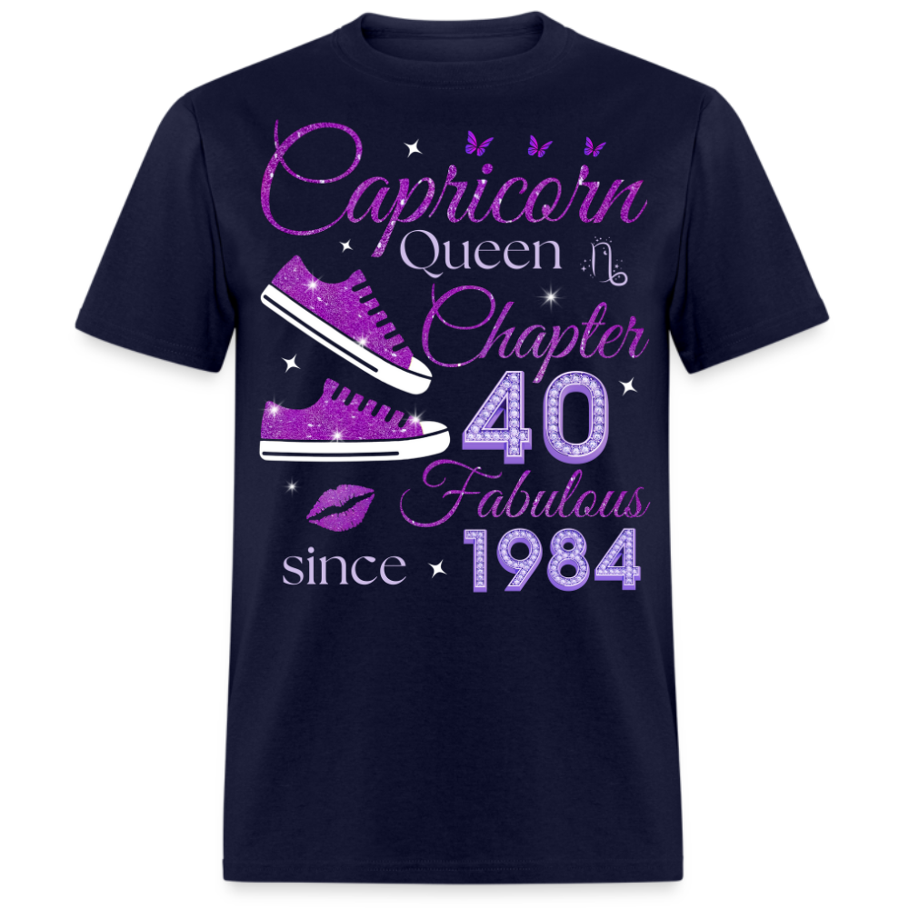 CAPRICORN QUEEN CHAPTER 40 FABULOUS SINCE 1984 UNISEX SHIRT