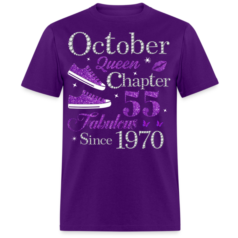 OCTOBER QUEEN CHAPTER 55 FAB SINCE 1970 UNISEX SHIRT