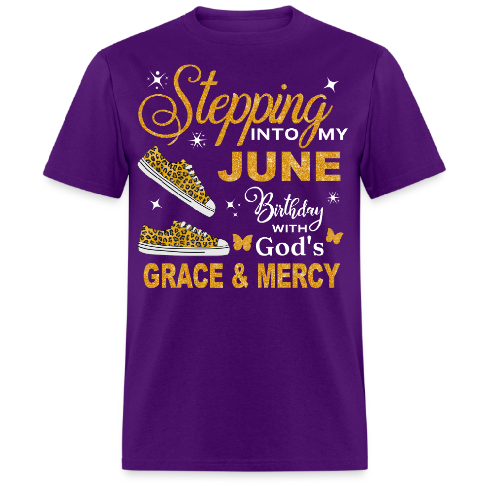 STEPPING JUNE BIRTHDAY (WITHOUT DATE) UNISEX SHIRT