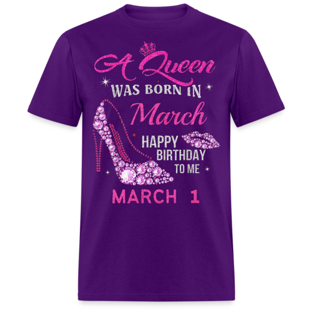 1ST MARCH QUEEN UNISEX SHIRT