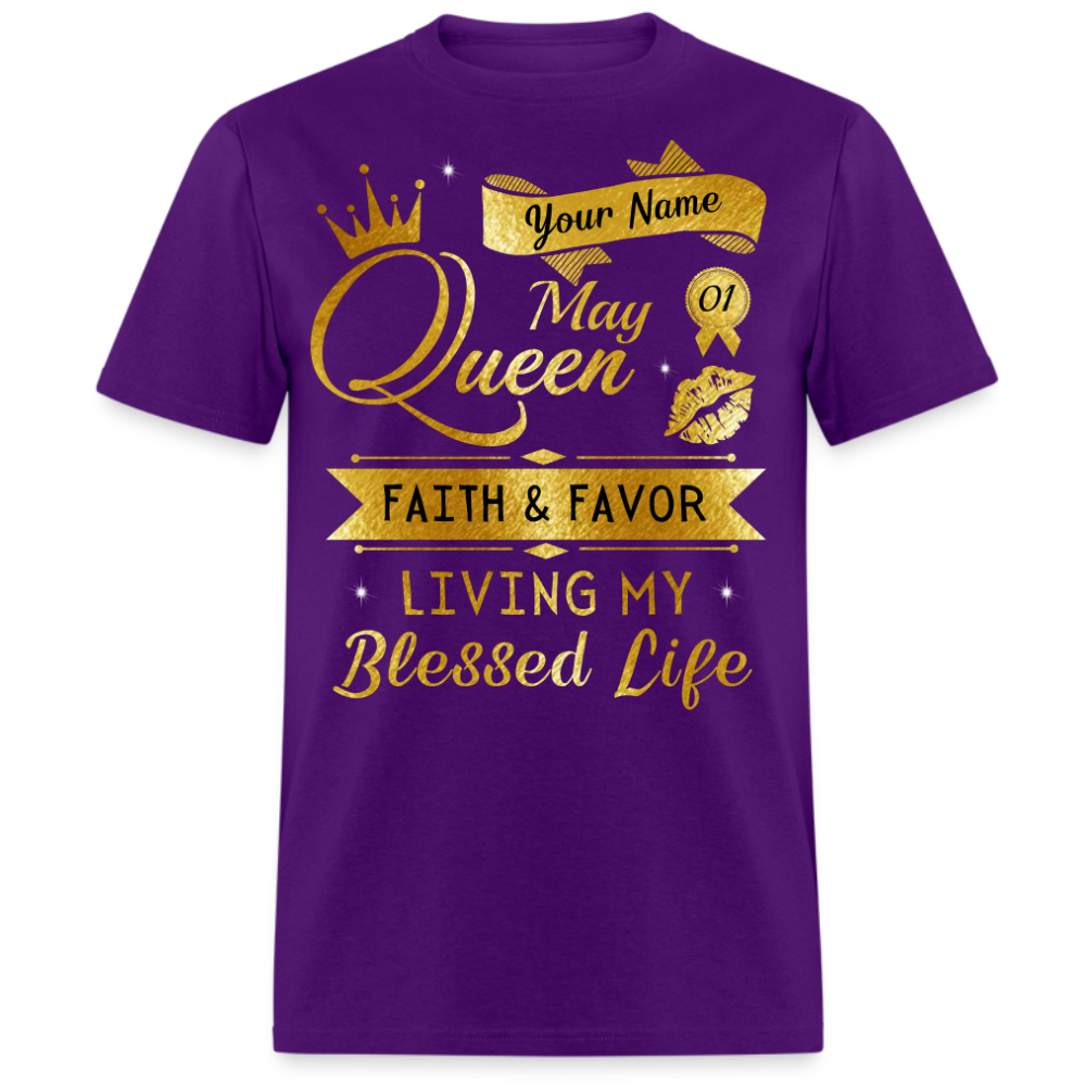 PERSONALIZABLE MAY FAITH AND FAVOR UNISEX SHIRT