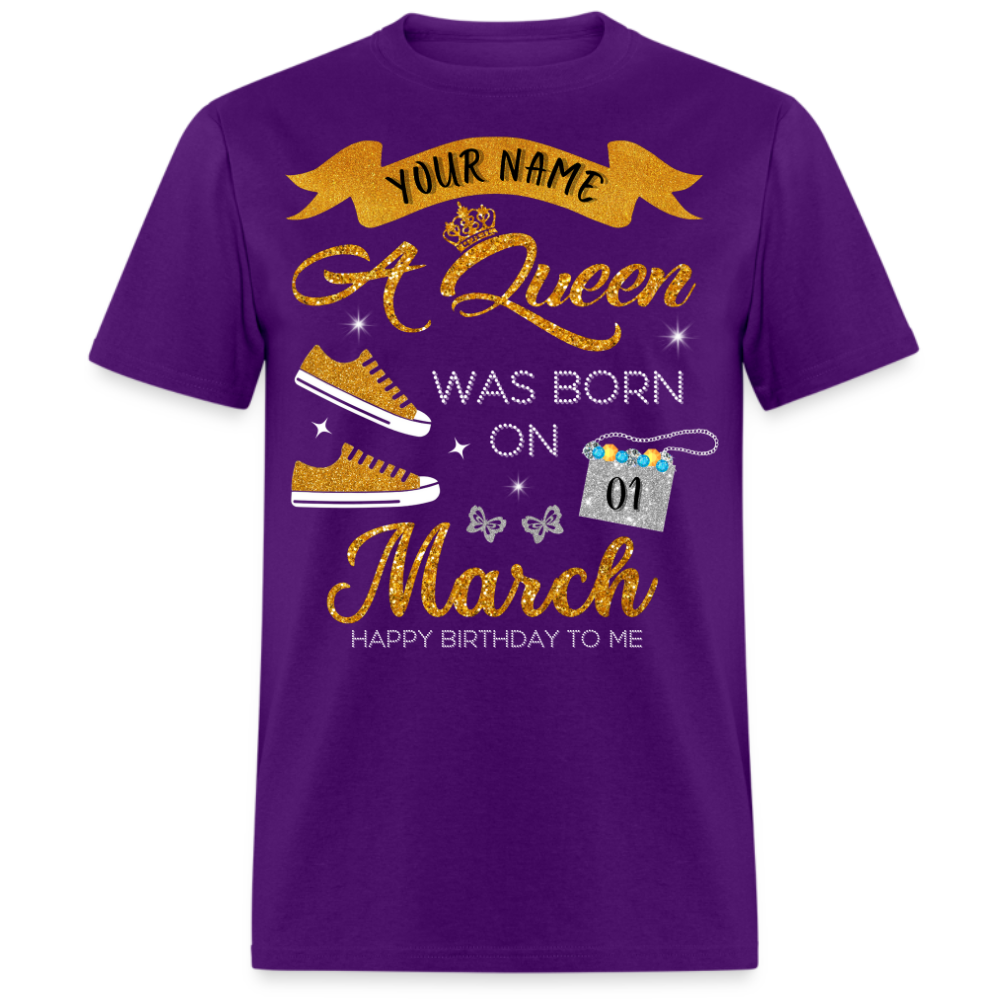 PERSONALIZABLE QUEEN MARCH SHIRT