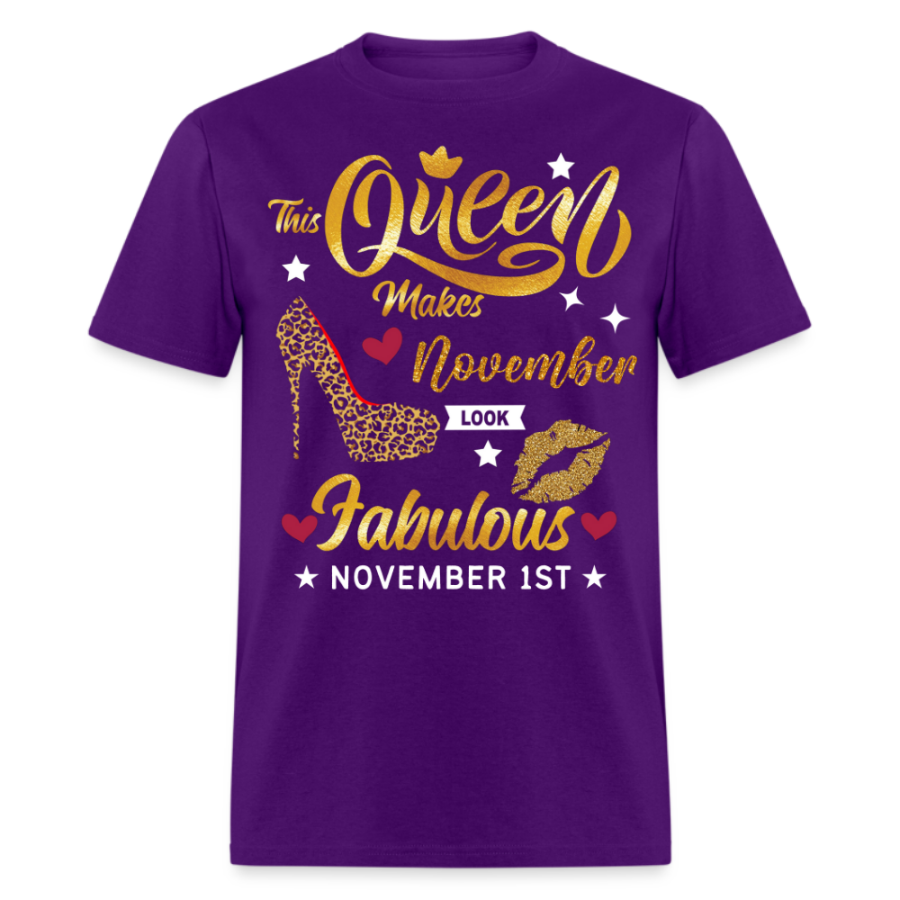 QUEEN FAB 1ST NOVEMBER UNISEX SHIRT