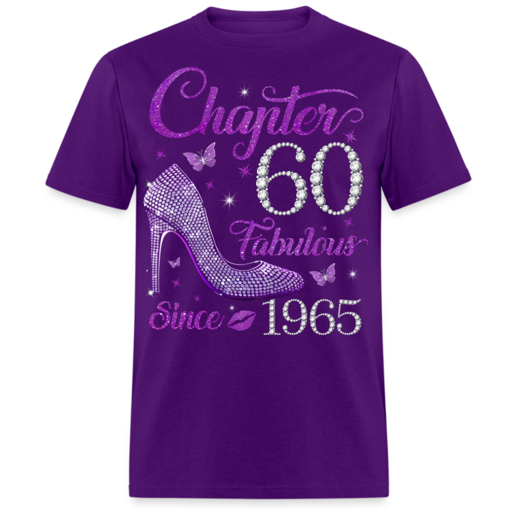 PURPLE CHAPTER 60 FABULOUS SINCE 1965 UNISEX SHIRT