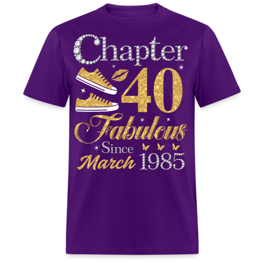 GOLDEN DIAMOND CHAPTER 40 FAB SINCE MARCH 1985 UNISEX SHIRT