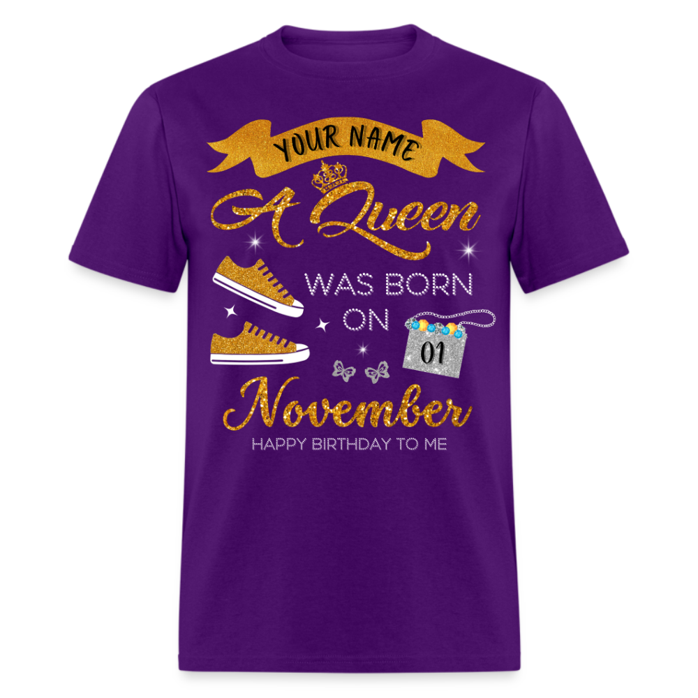 PERSONALIZABLE QUEEN NOVEMBER SHIRT