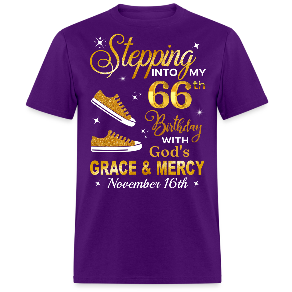 STEPPING 66 NOVEMBER 16TH UNISEX SHIRT
