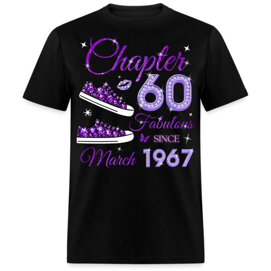 CHAPTER 60 FAB SINCE MARCH 1967 (SNEAKER) UNISEX SHIRT