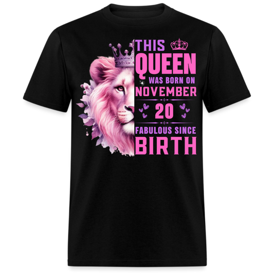 NOVEMBER 20 QUEEN UNISEX SHIRT