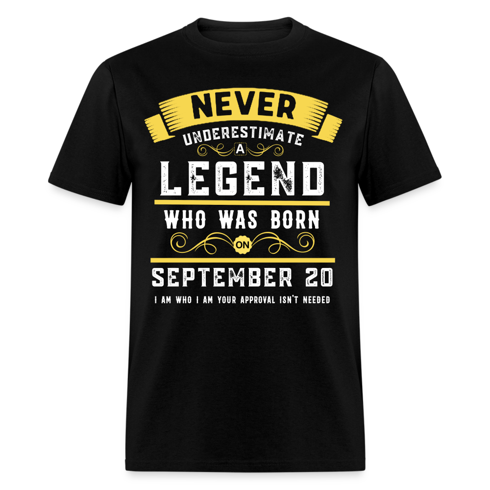 SEPTEMBER 20 LEGEND UNISEX SHIRT