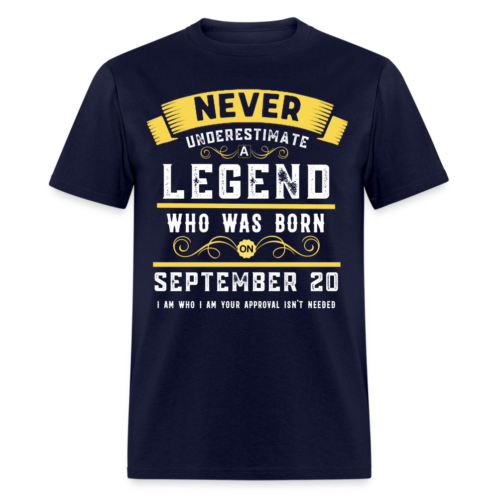 SEPTEMBER 20 LEGEND UNISEX SHIRT