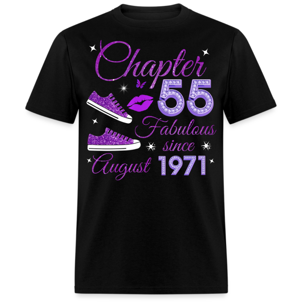 CHAPTER 55 FABULOUS SINCE AUGUST 1971 (SNEAKER) UNISEX SHIRT