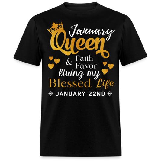 22ND JANUARY QUEEN FAITH AND FAVOR UNISEX SHIRT