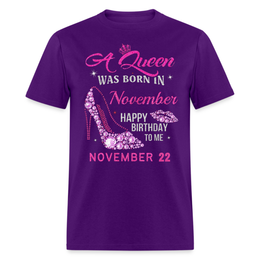 22ND NOVEMBER QUEEN UNISEX SHIRT