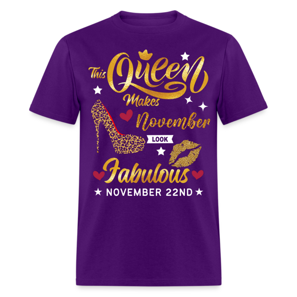 QUEEN FAB 22ND NOVEMBER UNISEX SHIRT