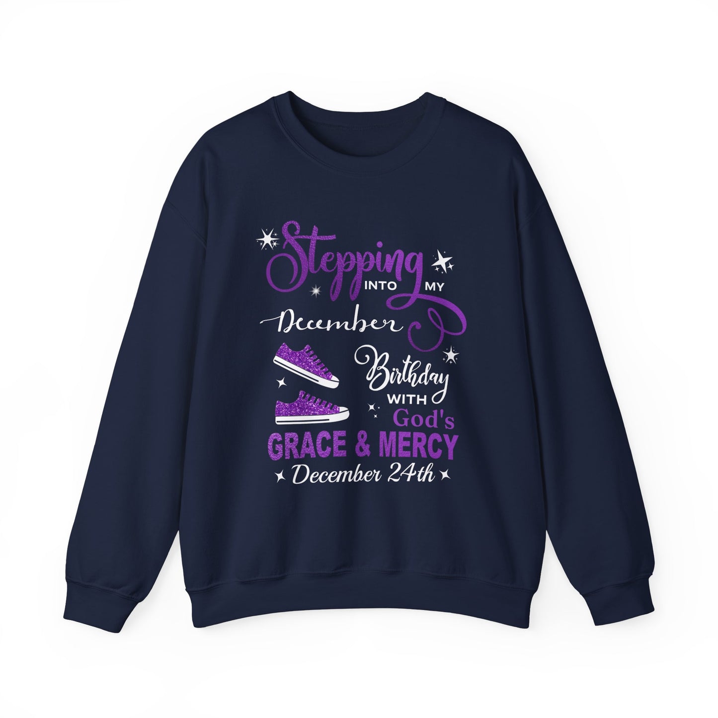 24TH DECEMBER GRACE & MERCY HEAVY BLEND UNISEX SWEATSHIRT