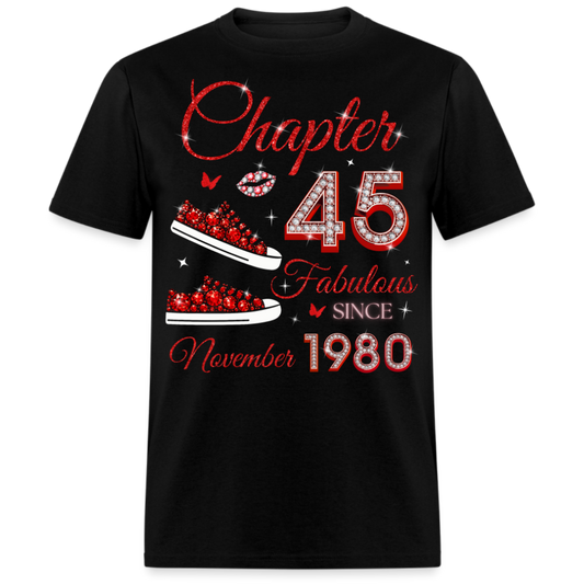 CHAPTER 45 FAB SINCE NOVEMBER 1980 (SNEAKER) UNISEX SHIRT