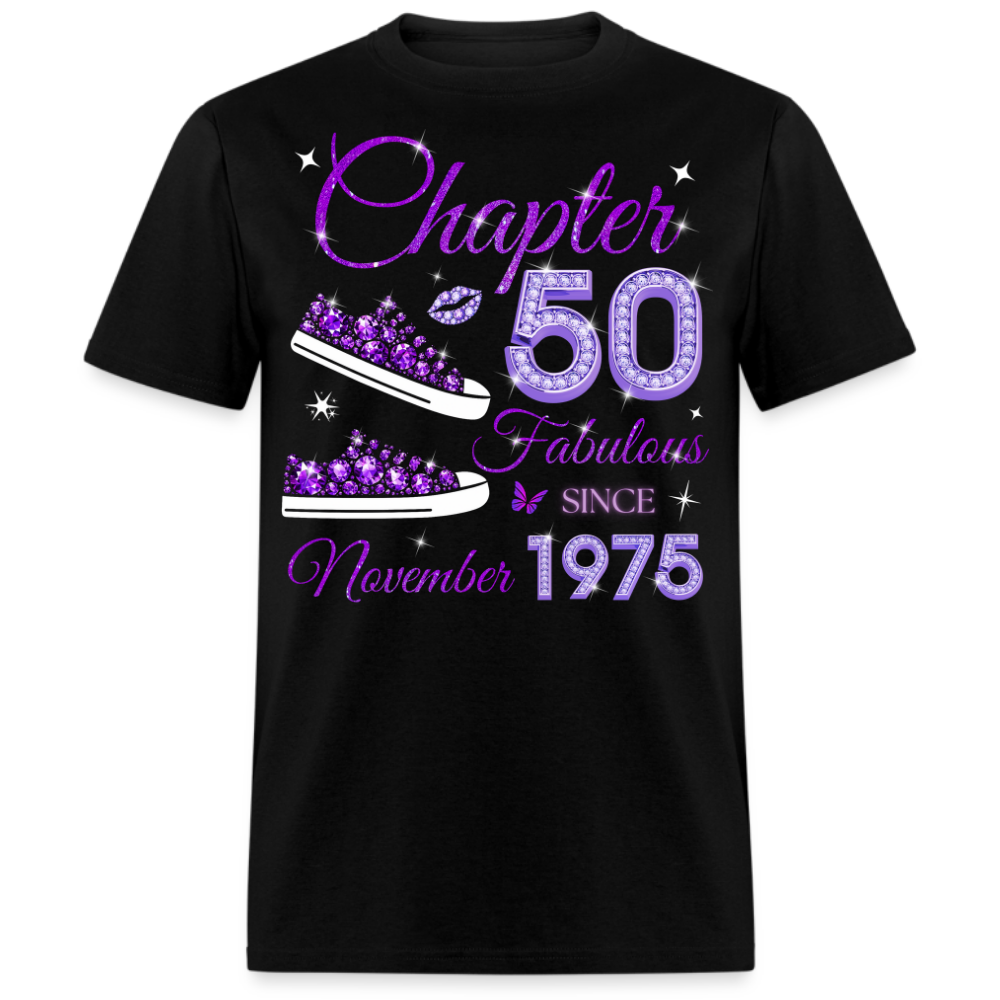 CHAPTER 50 FAB SINCE NOVEMBER 1975 (SNEAKER) UNISEX SHIRT