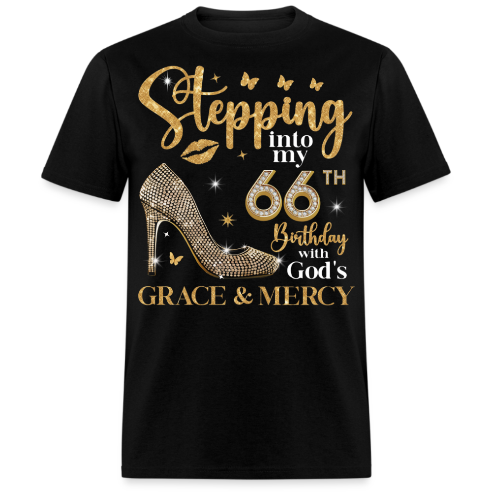 STEPPING INTO MY 66TH BIRTHDAY UNISEX SHIRT