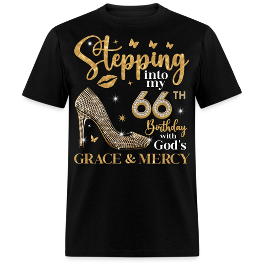 STEPPING INTO MY 66TH BIRTHDAY UNISEX SHIRT