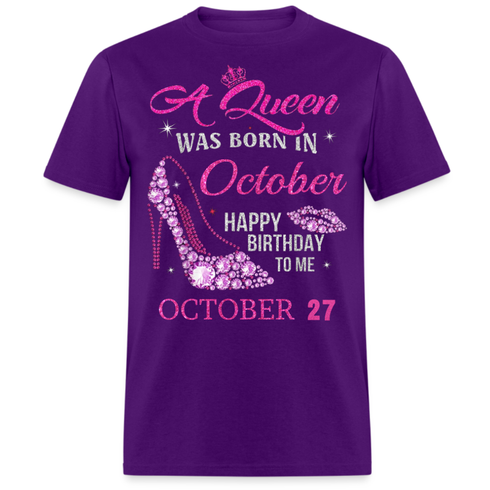 27TH OCTOBER QUEEN UNISEX SHIRT