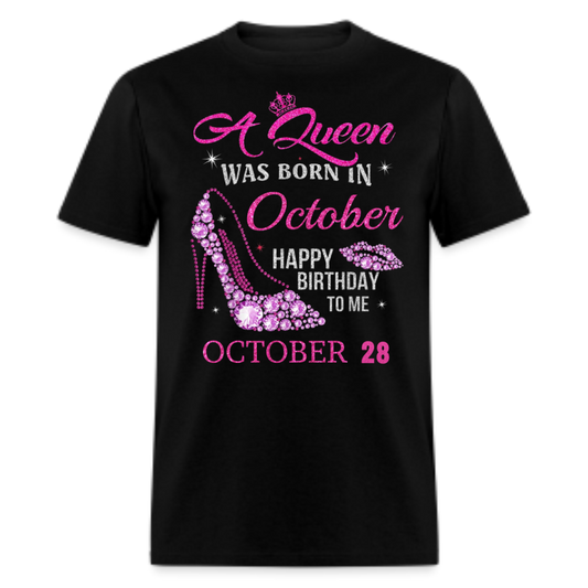 28TH OCTOBER QUEEN UNISEX SHIRT