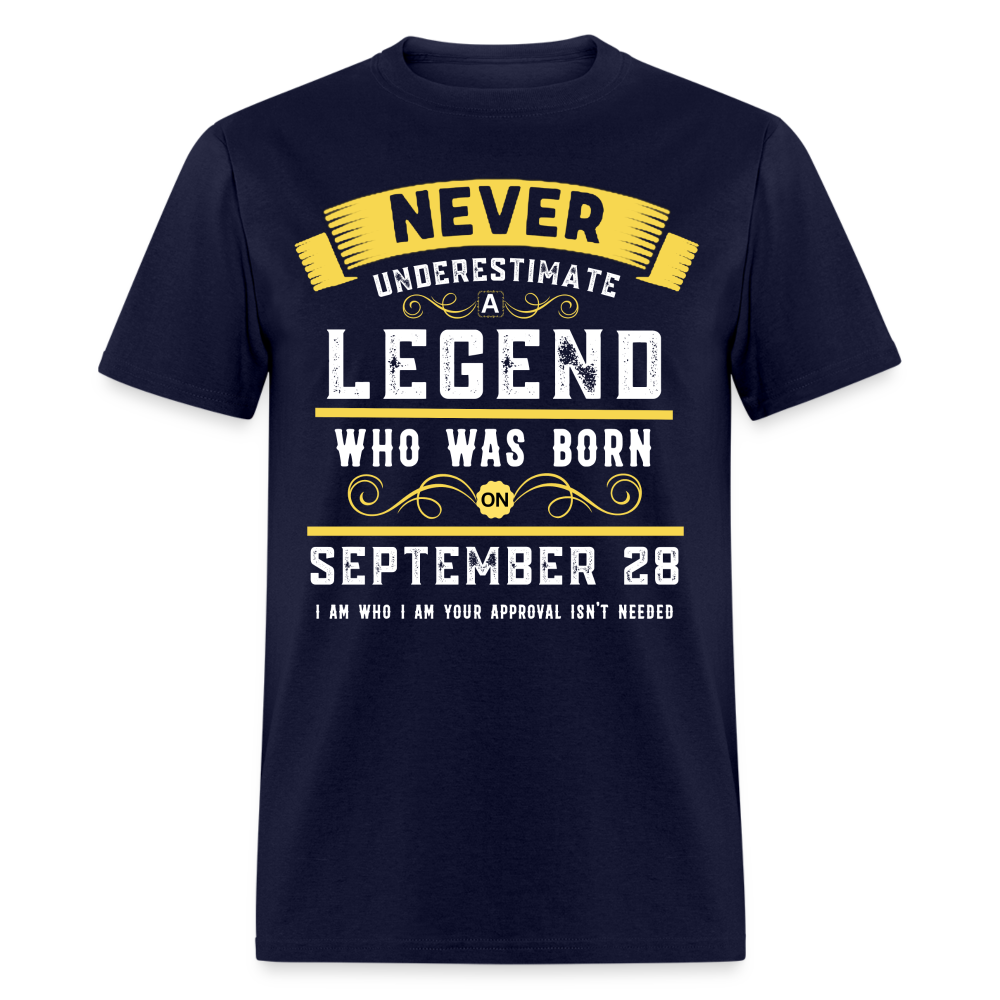 SEPTEMBER 28 LEGEND UNISEX SHIRT