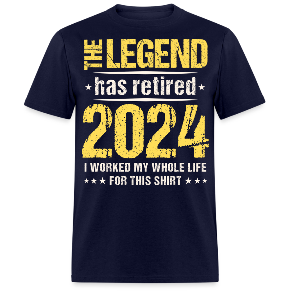 THE LEGEND HAS RETIRED 2024 UNISEX SHIRT